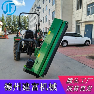 加重型侧挂式割草机 修建路边斜坡草 拖拉机液压粉碎秸秆还田机