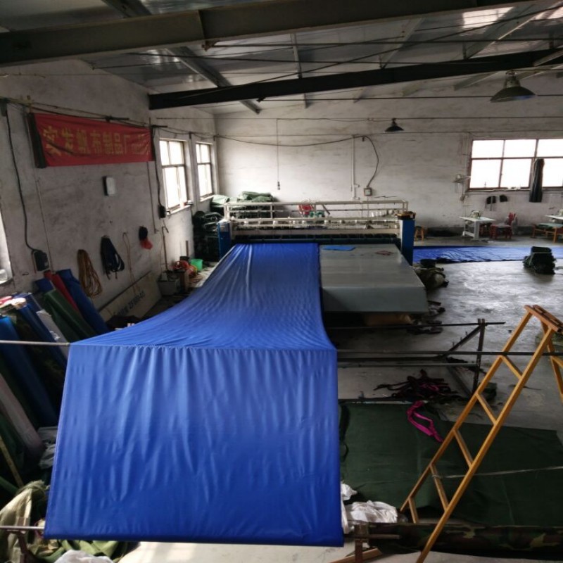 帆布保温被牛津布材质保温被挂胶防水棉被淋膜复合毛毡棉被