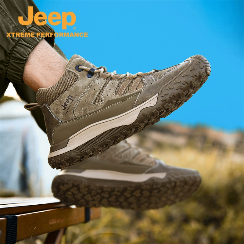 JEEP/吉普 трендовая демисезонная нескользящая скалолазная повседневная обувь, комфортные спортивные туфли для походов