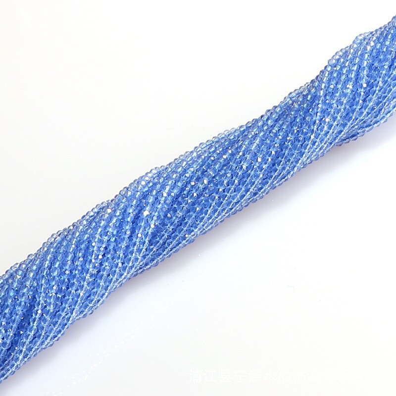 Hilo de algodón aguja súper pequeña Perla de cristal encadenada cuentas vidriadas DIY accesorios de ropa hechos a mano pulsera collar cuentas dispersas accesorios