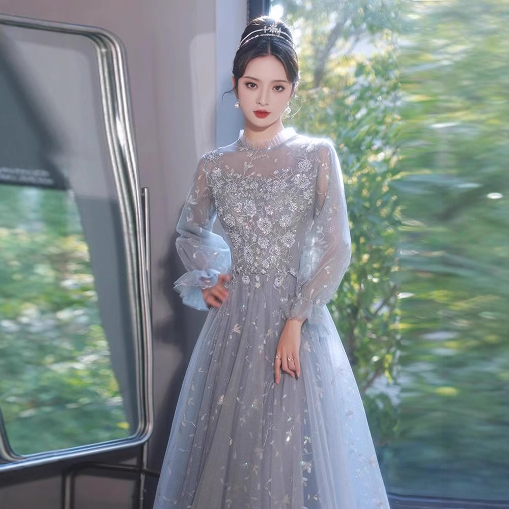 French Style Light Luxury Fashion Dress Escape Fairy Princess Dress Dress Ball Party Banquet Evening Dress Daily Wear