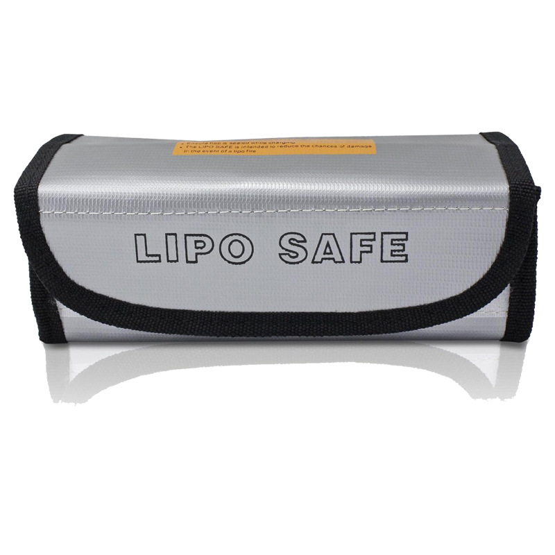 厂家批发锂电池防爆袋航模电池阻燃耐高温防火袋185*75*60MM现货