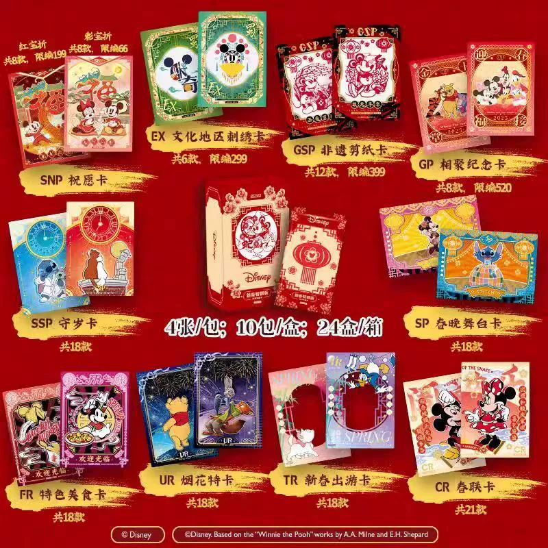 Подлинный Disney Новогодний специальный выпуск Коллекция Kamic Winnie Медвежонок Анимация Двухмерный периферийный Гинко