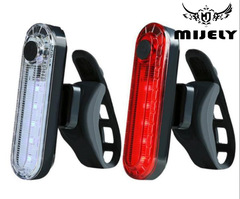 Bicycle tail light USB charging 056 tail light mountain bike light night riding road bike riding highlight creative tail light