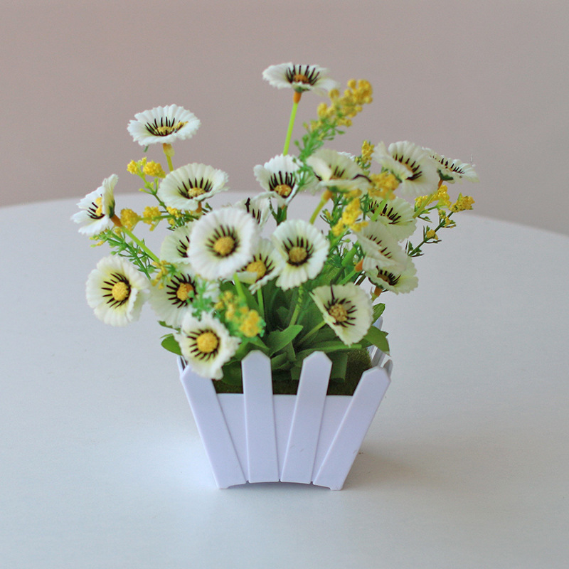 Planta artificial bonsai eucalipto Lysiana flor artificial planta verde Planta artificial decoración del hogar Fuente de la fábrica