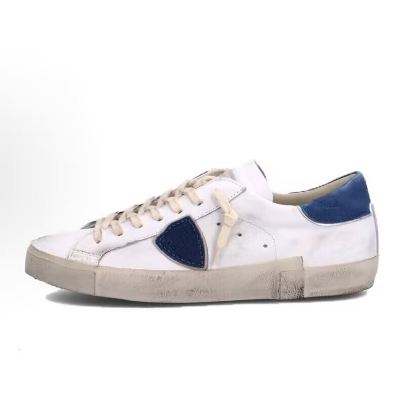 Dirty Sneakers with Black Heels, Vintage-Style Casual Men's Shoes, Philippe Model Paris Prsx, Dirty Sneakers for Women Dirty Sneakers with Black Heels, Vintage-Style Casual Men's Shoes, Philippe Model Paris Prsx, Dirty Sneakers for Women
