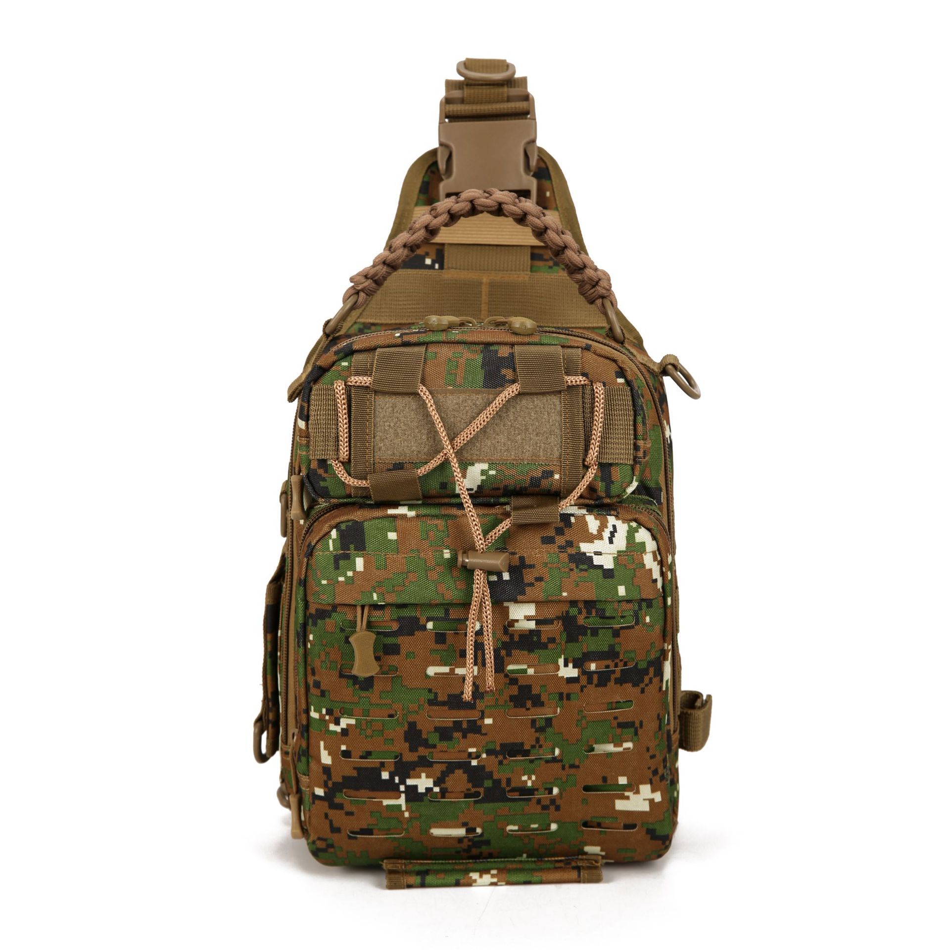 Bolso de Pecho Táctico para Hombre de Tela Oxford, Impermeable y Transpirable para Deportes al Aire Libre