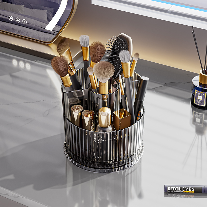 Caja de almacenamiento de cosméticos de alta calidad escritorio梳妆台 baño lápiz labial productos de cuidado de la piel estante caja de maquillaje