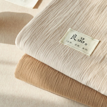 A类母婴级双层纱棉布床单单件纯棉100全棉被单枕套三件套床笠纯色