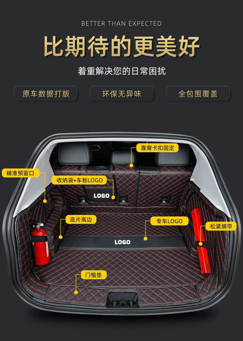 Applicable to 24 25 New Changan Qiyuan Q05 Surrounding Trunk Mat Electric Car Supplies Interior Trunk Mat