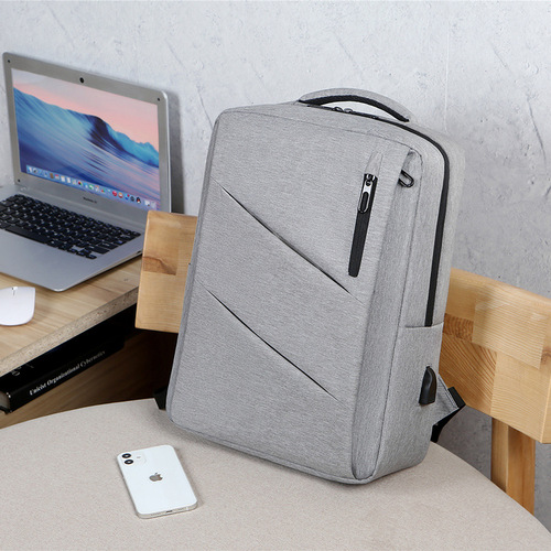 厂家批发商务笔记本背包礼品可印logo防水大容量旅行电脑双肩包男