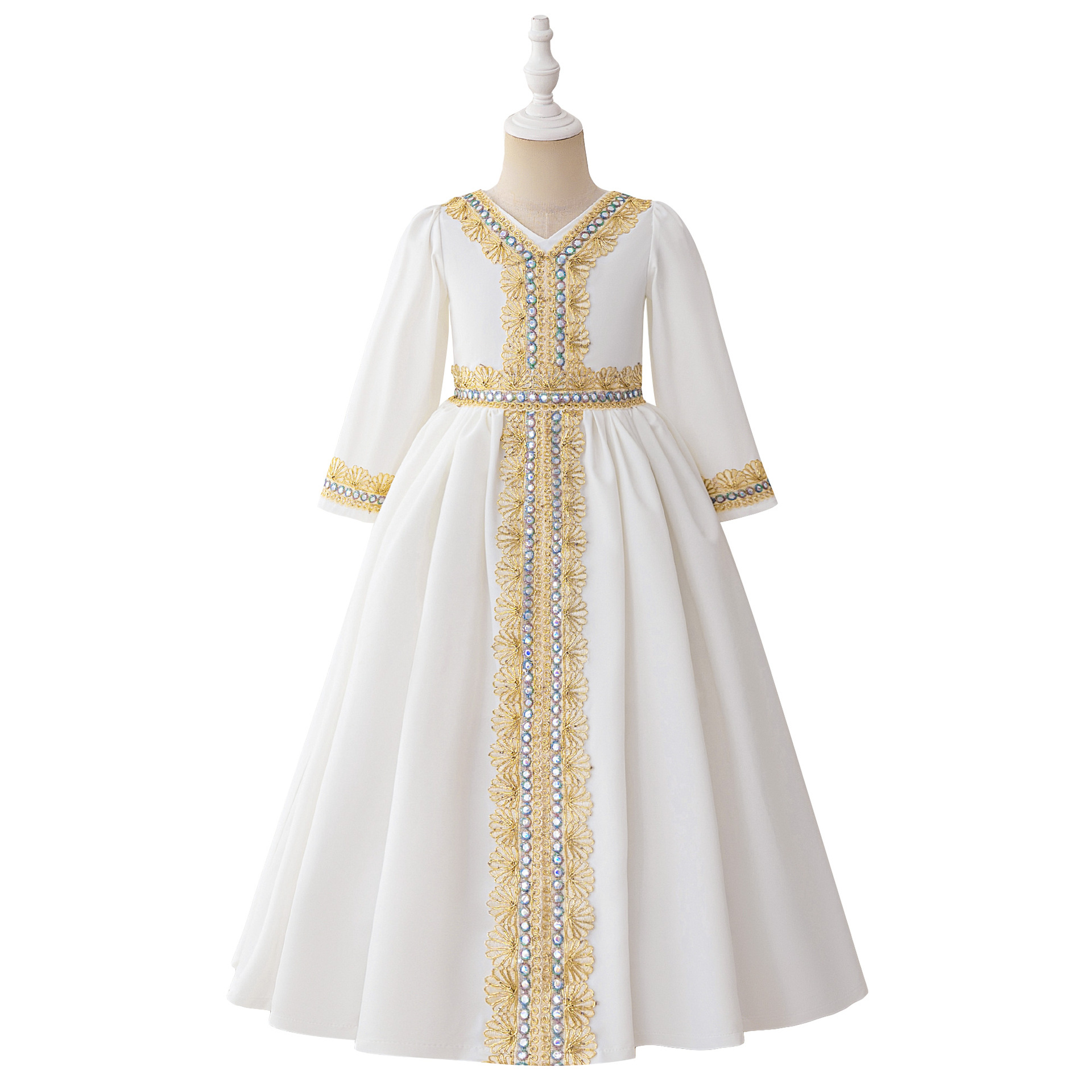 Comercio exterior shein nuevo vestido infantil transfronterizo ropa infantil chiffon transpirable estampado vestido vestido