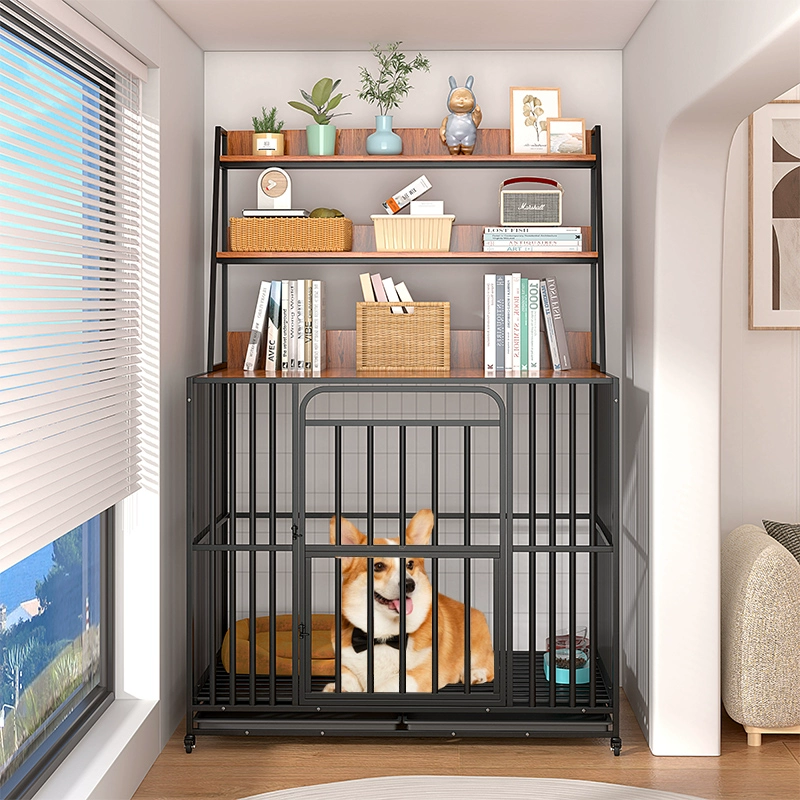 Собачья клетка маленькая собака среднего размера с туалетом большой питомец