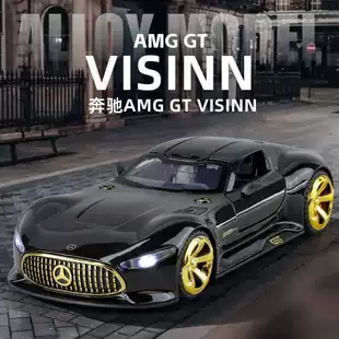 Модель Mercedes AMG GT с дверями-крыльями 1:32 металл звук и свет