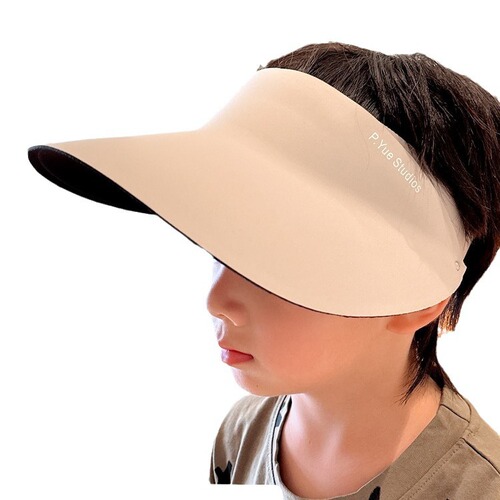 Children's sun hat, seamless baseball cap, large brim summer sunshade hat, girl's UV protection sun hat