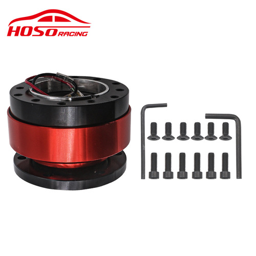Steering Wheel Quick Release Adapter for Car Modification, Racing Aluminum Alloy Ball Bearing Quick Release Wheel Connector