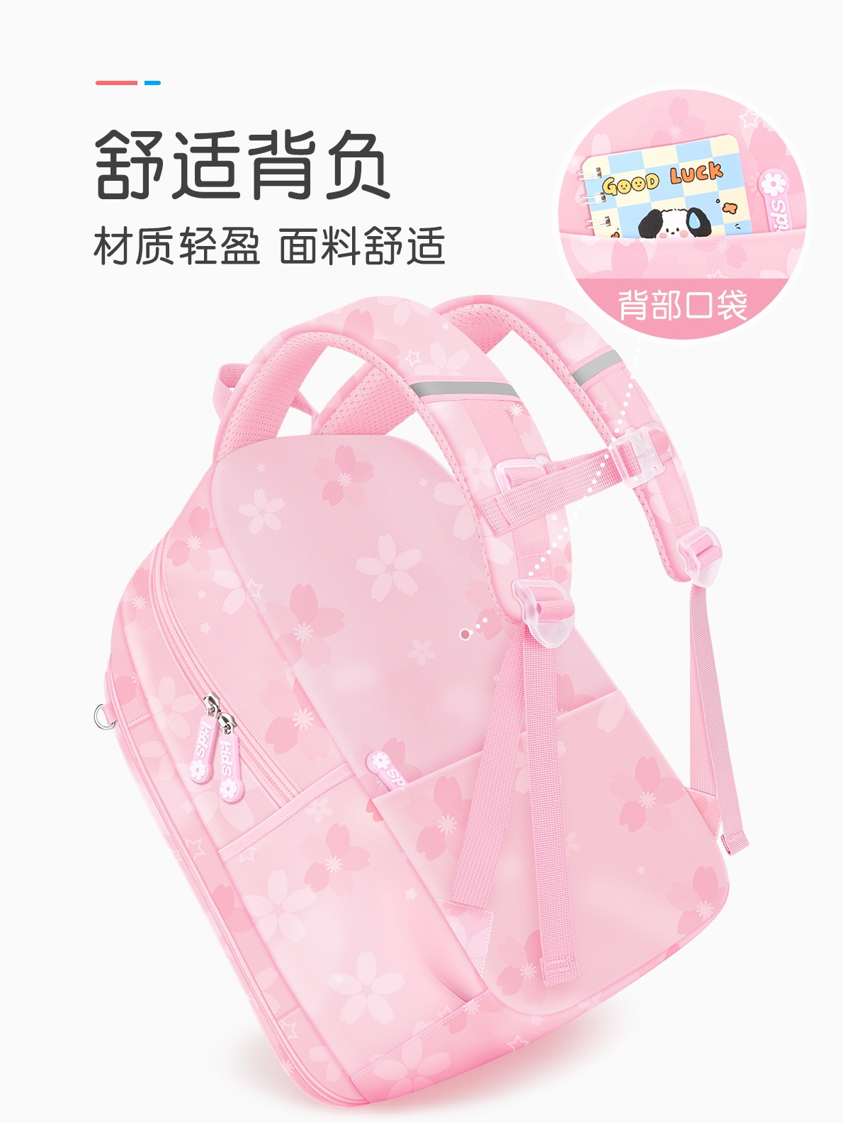 Mochila escolar de escuela primaria de moda niña de dibujos animados puerta de refrigerador mochila de hombro de gran capacidad mochila de niños almacenamiento ultraligero