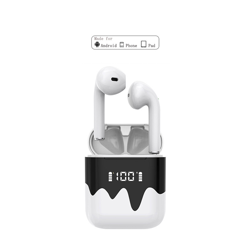 Cross-Border touch wireless Bluetooth headset binaural stereo life waterproof headset power display