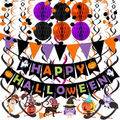 クロスボーダーハロウィンフラッグパーティーデコレーションハロウィンフラッグハロウィンバナー誕生日テーマパーティーデコレーション