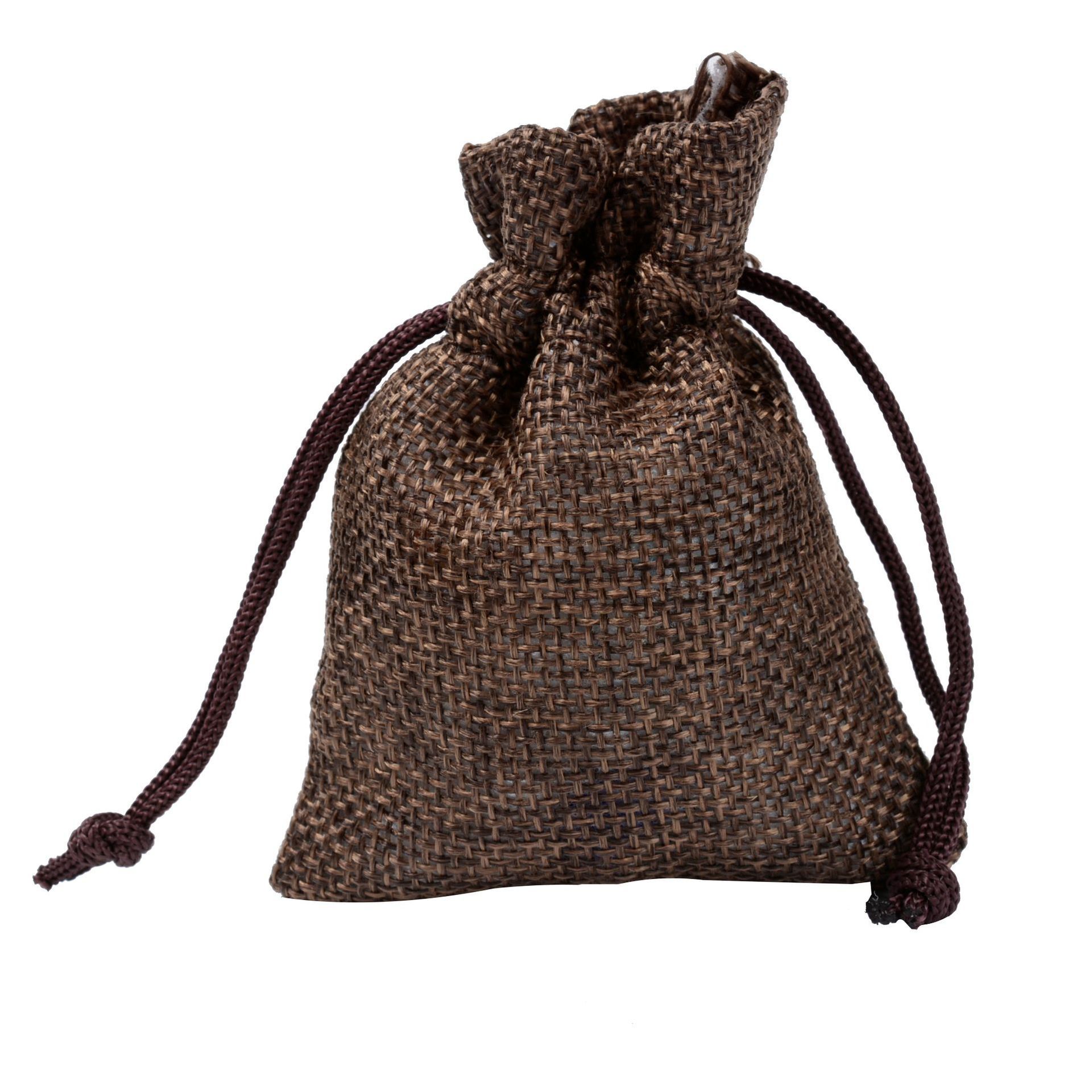 Bolsitas de lino para joyería o regalos, 24 colores 