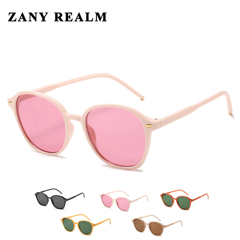 Verano retro color caramelo Pequeño Libro Rojo gafas de sol TikTok ins fabricante de gafas de sol Nuevo Internet celebridad gafas de sol redondas hombres y mujeres