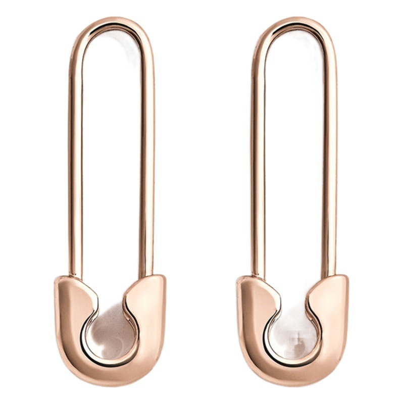 Temu Cross-Border Hot-Selling Popular Pin Earrings, Multi-Color Fashionable Earrings for Women, Unique and Trendy Pin Earrings