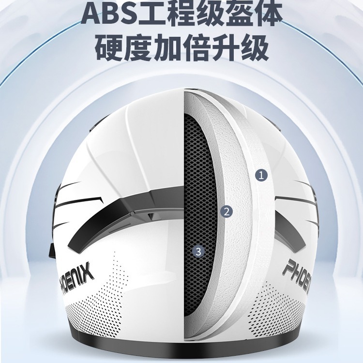 Motorcycle Dual-Lens Helmet for Men and Women, Four-Season Winter Warm Motorbike Half Helmet, Electric Scooter Helmet
