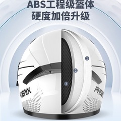 Motorcycle Dual-Lens Helmet for Men and Women, Four-Season Winter Warm Motorbike Half Helmet, Electric Scooter Helmet