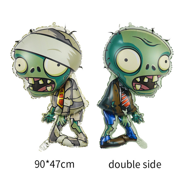 cartoon Plants vs. Zombies