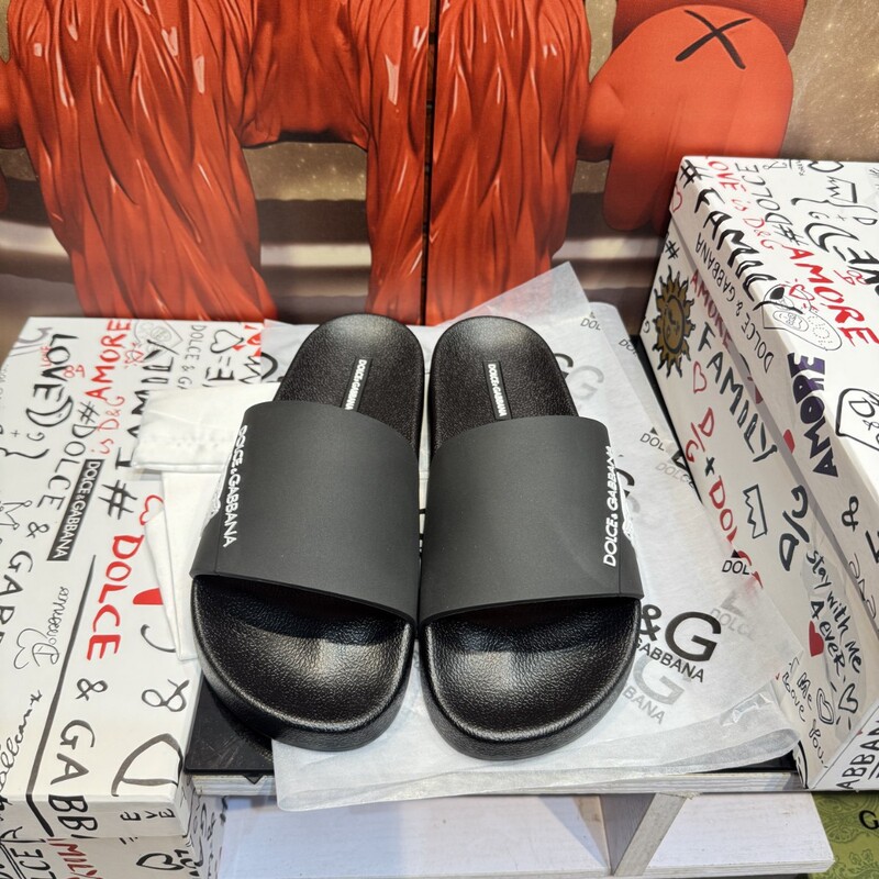 2026 Summer New Men's Beach Sandals D&G Casual Loose-Fit Flip-Flops