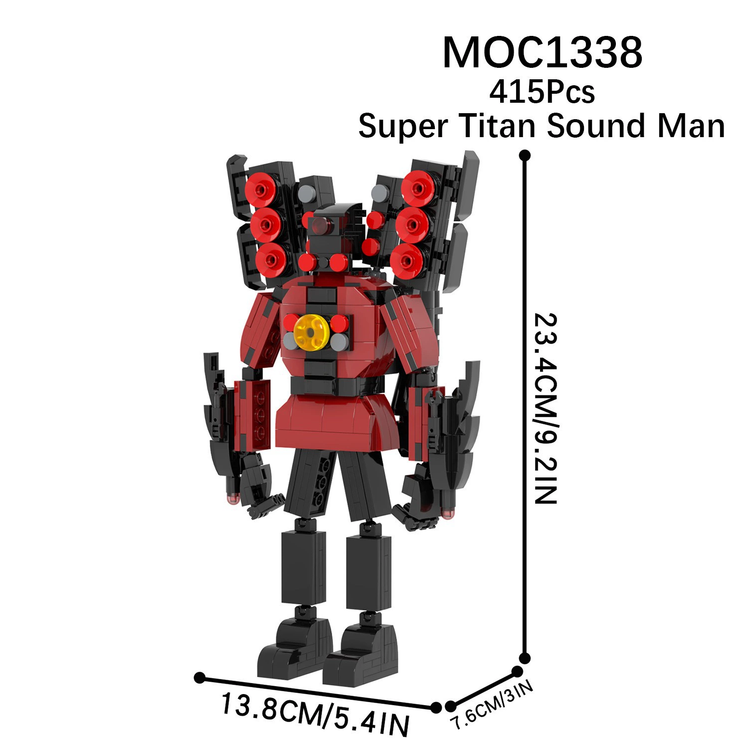 MOC игра SKIBIDI Туалет Туалет мониторинг человек НЛО совместимо с LEGO собранные блоки игрушки