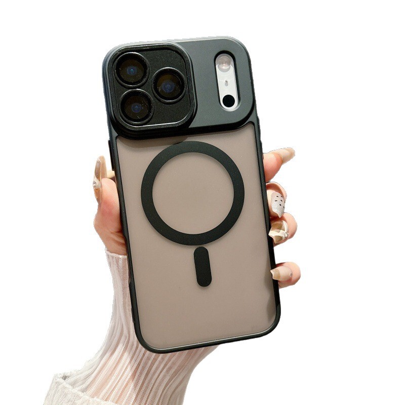 适用iPhone17PROMAX雅盾肤感磨砂磁吸手机壳苹果16全包镜头膜防摔|undefined
