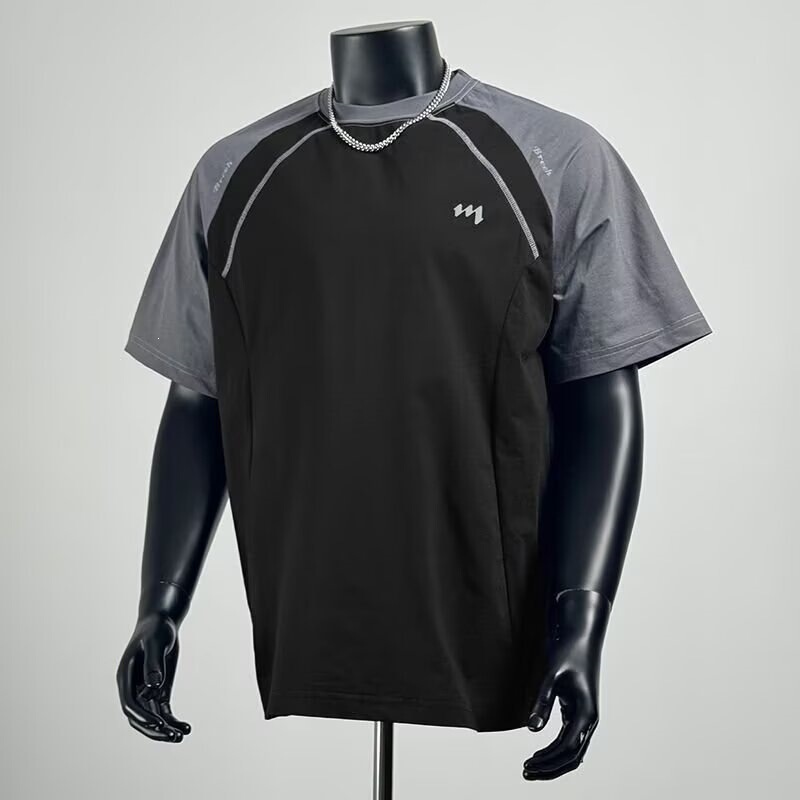 RELEL time element (gap) multi-material color-blocking structure outdoor cooling quick-dry short-sleeve T-shirt RELEL time element (gap) multi-material color-blocking structure outdoor cooling quick-dry short-sleeve T-shirt