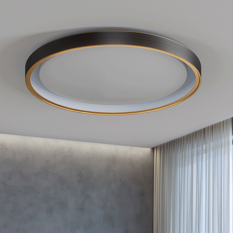 2025 nuevo cobre todo el espectro protector de ojos lámpara de techo Tmall inteligente moderna simple led estudio lámpara de dormitorio