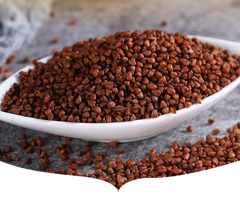 Black Tartary Buckwheat Tea Ku Qiao Mai 500g Canister Roasted Whole Germ Loose Herbal Tea specifications