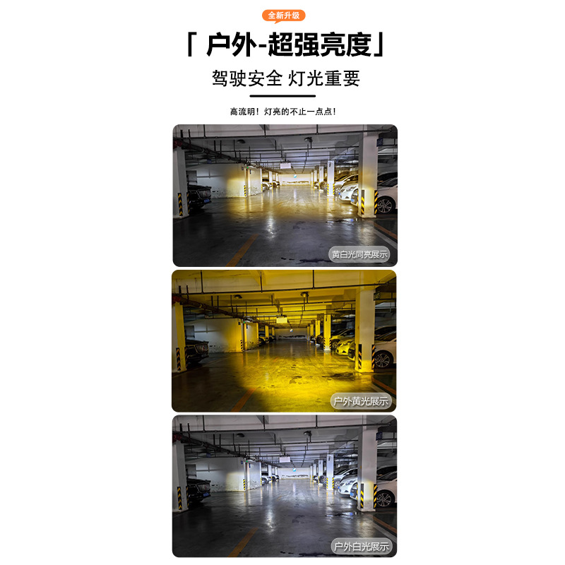 3 pulgadas de doble ojo LED de motocicleta lámpara de luz de malla de lámpara de luz de automóvil lámpara de luz de automóvil aleación de aluminio de aluminio image 5