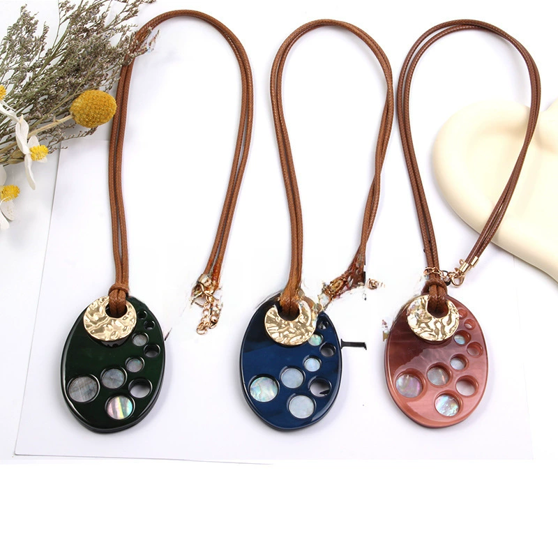 Acrylic Necklace, модный свитер, подвеска, оптовая продажа