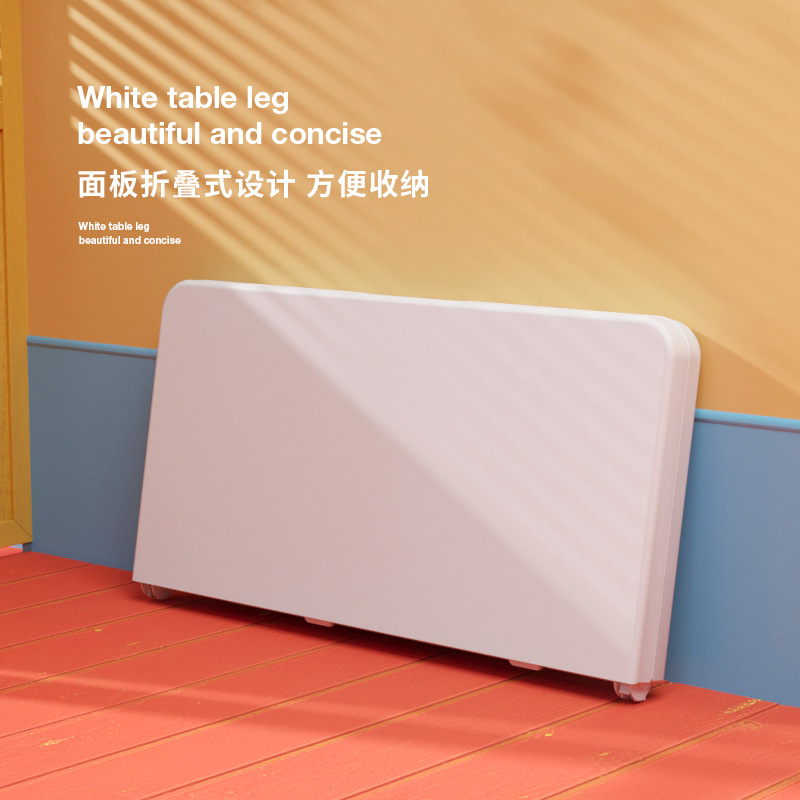 Household folding table dining table square mahjong table folding portable outdoor dining table portable table and chairs portable square table