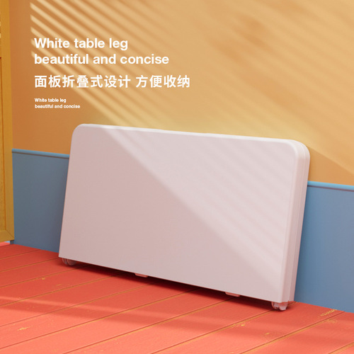 Household folding table dining table square mahjong table folding portable outdoor dining table portable table and chairs portable square table