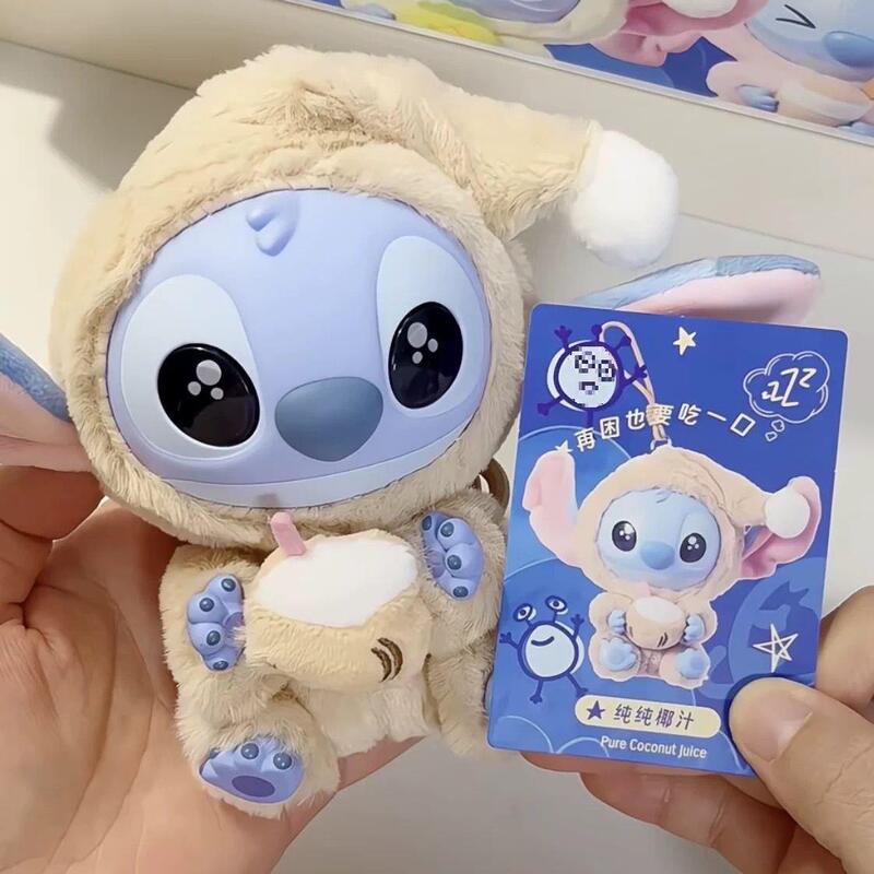 ミニと同じディズニーのスティッチのぬいぐるみ、とても眠くてもビニール製のブラインドボックスペンダントを一口食べたい|undefined