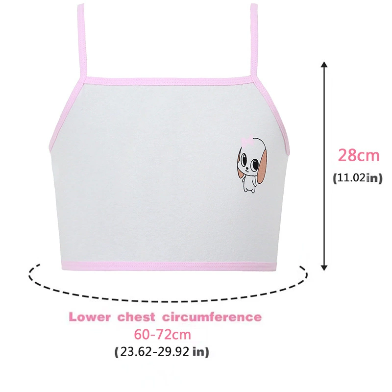 Children's bra top, T-shirt, underwear, tube top for elementary school students, breathable teen girl bra, lifting effect, 8-12 years, for teenagers