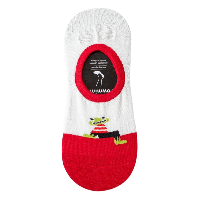 Nuevo estilo coreano original pequeño monstruo calcetines invisibles personalidad moda calcetines ins dulce barco Calcetines hombres y mujeres calcetines invisibles