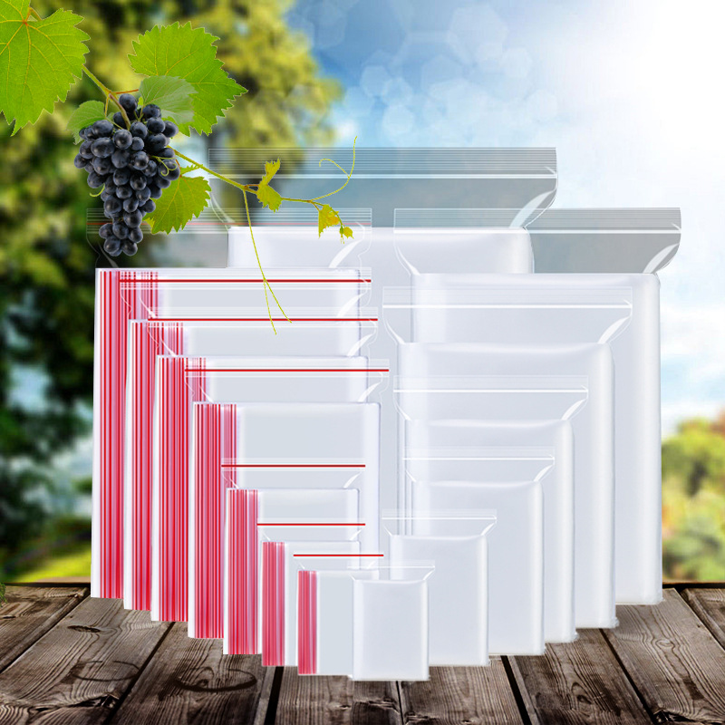 En stock pe ziplock bolsa grande al por mayor bolsa sellada transparente bolsa de plástico bolsa de hueso pe bolsa de embalaje bolsa de plástico sellada