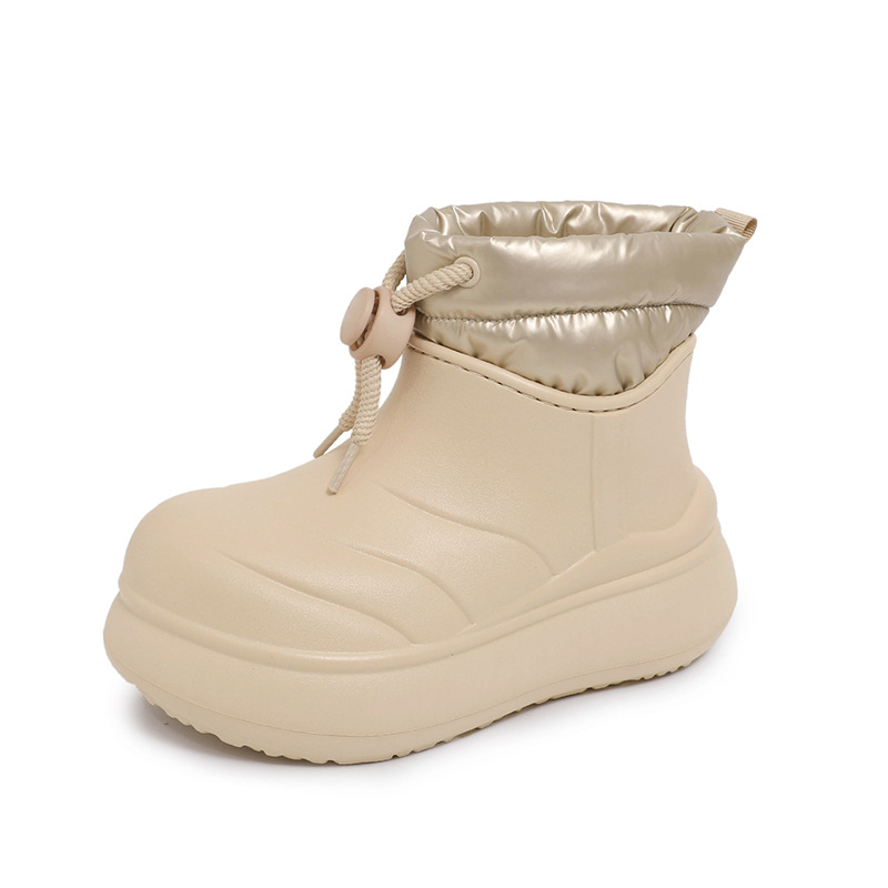 Xh8801 Women's Snow Winter Fleece Lined Thickened Northeast Waterproof Non-Slip Thick Sole Height Increasing Fashionable_voghion.com