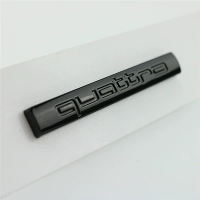 front and rear emblems, Car logo - standard-quattro76cm