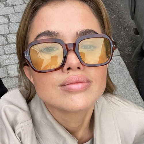 Round Sunglasses with Metal Dials, 2025 Trendy Round Sunglasses, Western and Eastern Style, Versatile Eyeglasses, Instagram Style