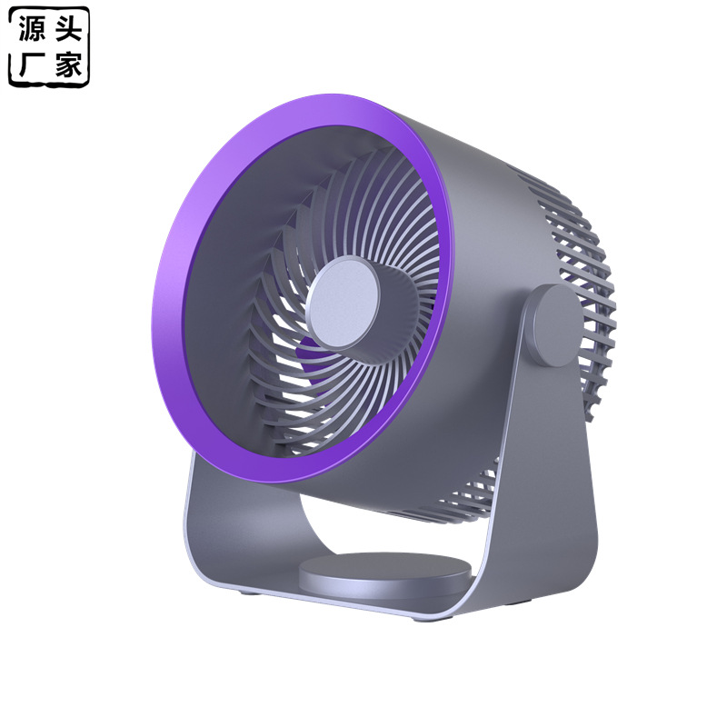 Cross-border new home air circulation fan 3-speed silent electric fan can be wall-mounted kitchen desktop cooling fan
