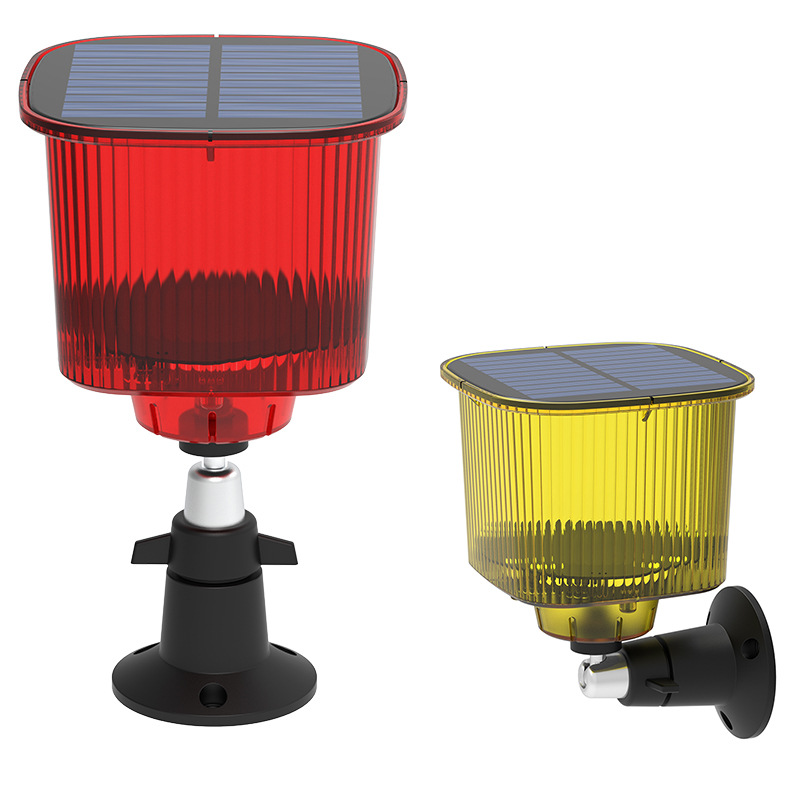 驱鸟神器太阳能13种语言定时声光报警器驱鸟驱兽器动物驱赶可录音