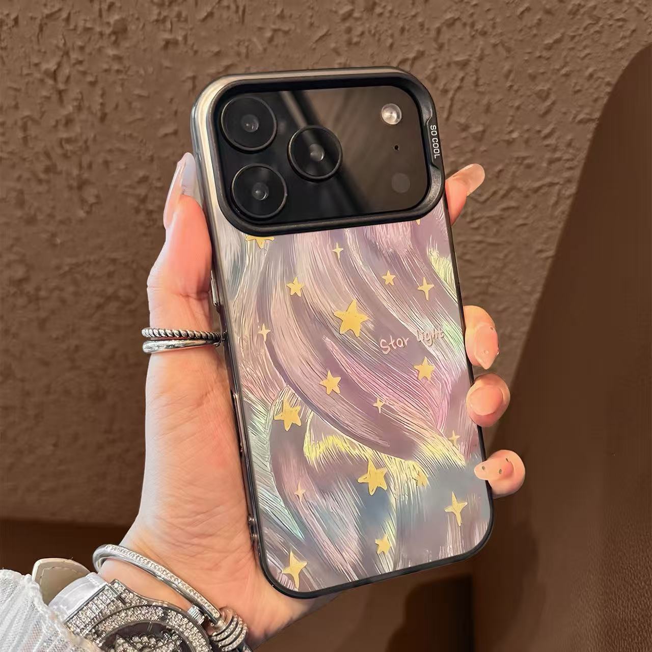 Suitable for Apple 17Promax Mobile Phone Case New Iphone17Pro Streamer Star 17 High-End Air Case