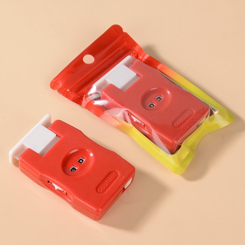 Herramientas de tejer de agujas de suéter de alta calidad ABS contador de presión DIY manual de registro de viaje herramientas de conteo para tejer